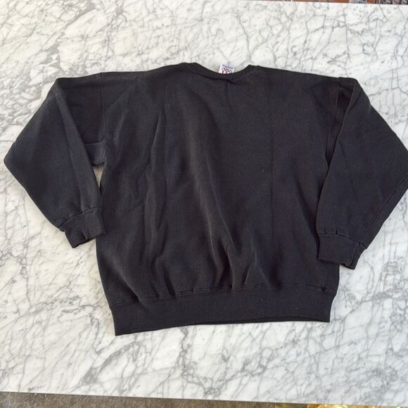 Vintage 90s USA Olympics Crewneck Sweatshirt Mens Large Black Logo - Picture 8 of 8